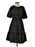 Rails Animal Print Black Casual Dress Size S - photo 1