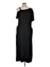 Unbranded Solid Black Casual Dress Size 1X - photo 2