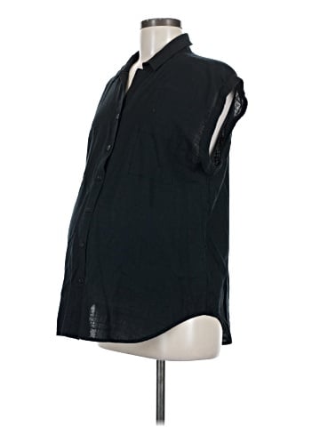 Motherhood Sleeveless Button-Down Shirt (view 1)