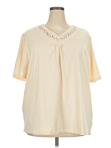 Liz & Me Short Sleeve Blouse (view 1)