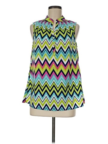 Macbeth Collection by Margaret Josephs Sleeveless Blouse (view 1)