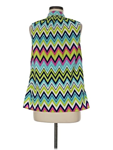 Macbeth Collection by Margaret Josephs Sleeveless Blouse (view 2)