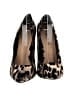 Just Fab Animal Print Gold Heels Size 7 1/2 - photo 2