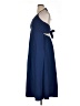 Unbranded 100% Polyester Solid Blue Cocktail Dress Size XL - photo 5