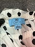 CeCe Polka Dots White Short Sleeve Blouse Size L - photo 7