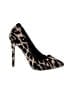 Just Fab Animal Print Gold Heels Size 7 1/2 - photo 1