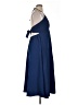 Unbranded 100% Polyester Solid Blue Cocktail Dress Size XL - photo 4