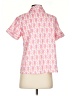 Unbranded Hearts Pink Short Sleeve Blouse Size S - photo 2
