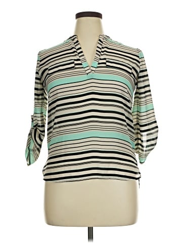 Hippie Rose 3/4 Sleeve Blouse (view 1)