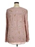 Pink Republic Pink Long Sleeve Blouse Size XL - photo 2