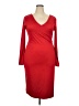 madden nyc Solid Red Cocktail Dress Size 3X - photo 1