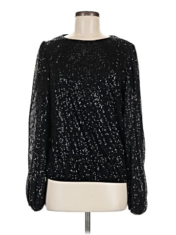 Flat White Long Sleeve Blouse (view 1)