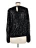 Flat White 100% Polyester Black Long Sleeve Blouse Size L - photo 2