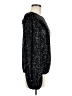 Flat White 100% Polyester Black Long Sleeve Blouse Size L - photo 4