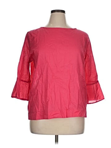 Ann Taylor Factory 3/4 Sleeve T-Shirt (view 1)