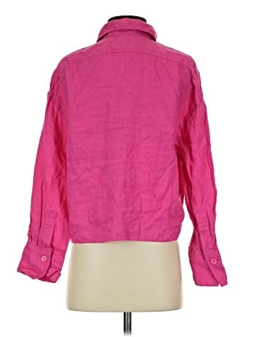Zara 3/4 Sleeve Button-Down Shirt (view 2)