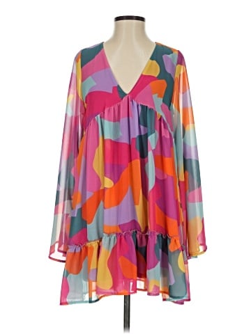 Peach Love Casual Dress (view 1)