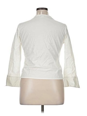 Samuel Dong by Dons Collection 3/4 Sleeve Button-Down Shirt (view 2)