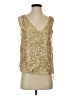 Aspiga 100% Viscose Gold Sleeveless Blouse Size S - photo 1