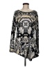 One World Silver Long Sleeve Blouse Size M - photo 1