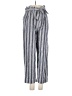 Madewell Stripes Silver Linen Pants Size 2 - photo 1