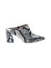 Marc Fisher Animal Print Gray Mule/Clog Size 8 - photo 1