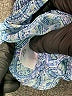 a.n.a. A New Approach 100% Polyester Blue 3/4 Sleeve Blouse Size L (petite) - photo 8