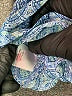 a.n.a. A New Approach 100% Polyester Blue 3/4 Sleeve Blouse Size L (petite) - photo 9