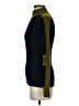 Victoria Beckham Color Block Green Wool Pullover Sweater Size XS - photo 5