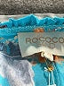 Rococo Sand 100% Silk Floral Teal Long Sleeve Silk Top Size XS - photo 7