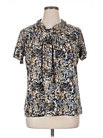 Jones New York Collection Short Sleeve Blouse (view 1)