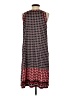 Suzanne Betro 100% Polyester Print Red Casual Dress Size S (estimated) - photo 2