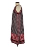 Suzanne Betro 100% Polyester Print Red Casual Dress Size S (estimated) - photo 5