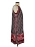 Suzanne Betro 100% Polyester Print Red Casual Dress Size S (estimated) - photo 4