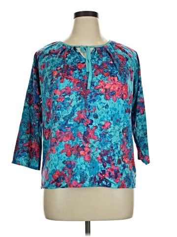 Willi Smith 3/4 Sleeve Blouse (view 1)