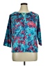 Willi Smith 100% Polyester Teal 3/4 Sleeve Blouse Size XL - photo 1