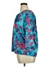 Willi Smith 100% Polyester Teal 3/4 Sleeve Blouse Size XL - photo 5