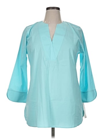 Foxcroft 3/4 Sleeve Blouse (view 1)
