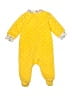 Carter's 100% Polyester Hearts Yellow Long Sleeve Onesie 0-3 MO / 3 MO - photo 2