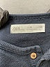 Zara Black Long Sleeve Henley Size 8 - photo 3