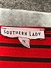 Southern Lady Red 3/4 Sleeve Top Size 1X - photo 7