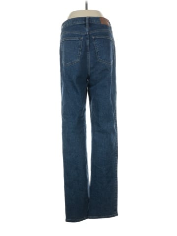 Madewell The Tall Perfect Vintage Straight Jean in Bright Indigo Wash: Instacozy Edition (view 2)