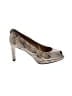 Stuart Weitzman Tweed Gold Heels Size 7 1/2 - photo 1