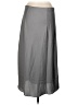 J.Crew 100% Polyester Solid Gray Casual Skirt Size M - photo 2
