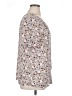 Pleione 100% Polyester Floral Ivory Short Sleeve Blouse Size XL - photo 4
