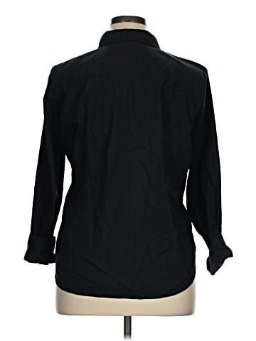 Worthington 3/4 Sleeve Button-Down Shirt (view 2)