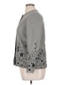 Alfred Dunner Floral Gray Jacket Size 14 Petite - photo 5