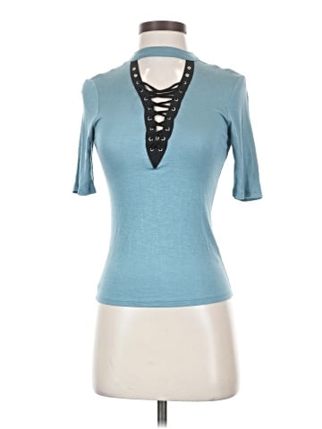 Active USA Short Sleeve Turtleneck (view 1)