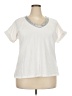 Chaus Solid Ivory Short Sleeve Top Size 2X - photo 1