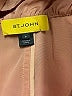 St. John 100% Polyester Solid Pink Raincoat Size P (petite) - photo 6